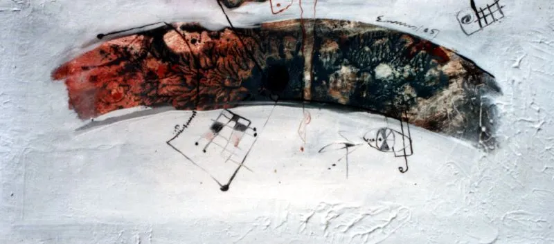 image -1,oil on canvas, 5 c 2 feet, 1985